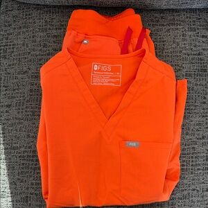 Figs Vibrant Orange Medical Scrubs